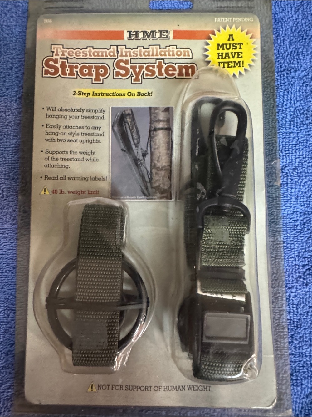 H&M Olive Green Treestand Installation Strap System